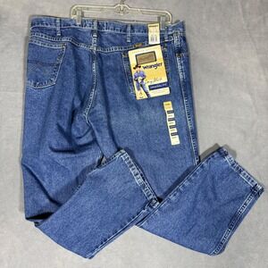 Wrangler George Strait Cowboy Cut Mens Jeans 42x30 Original Fit Blue 13MGSHW NWT